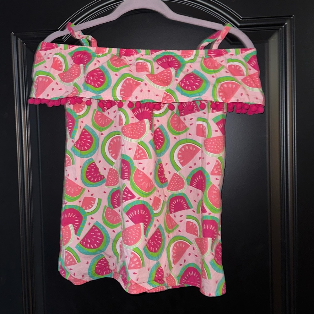 Tommy Bahama Girls Size L 10-12 Watermelon Print Sundress or tunic top
